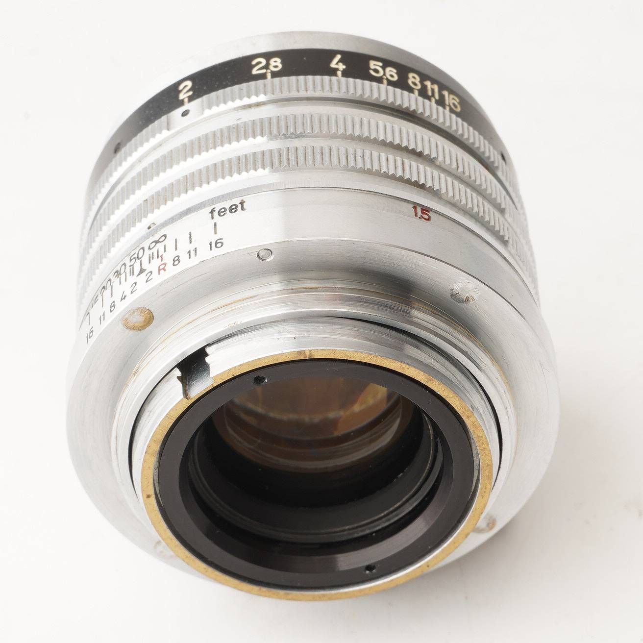 ニコン Nikon Nippon Kogaku NIKKOR H C 5cm 50mm F2 黒帯 ライカ L39
