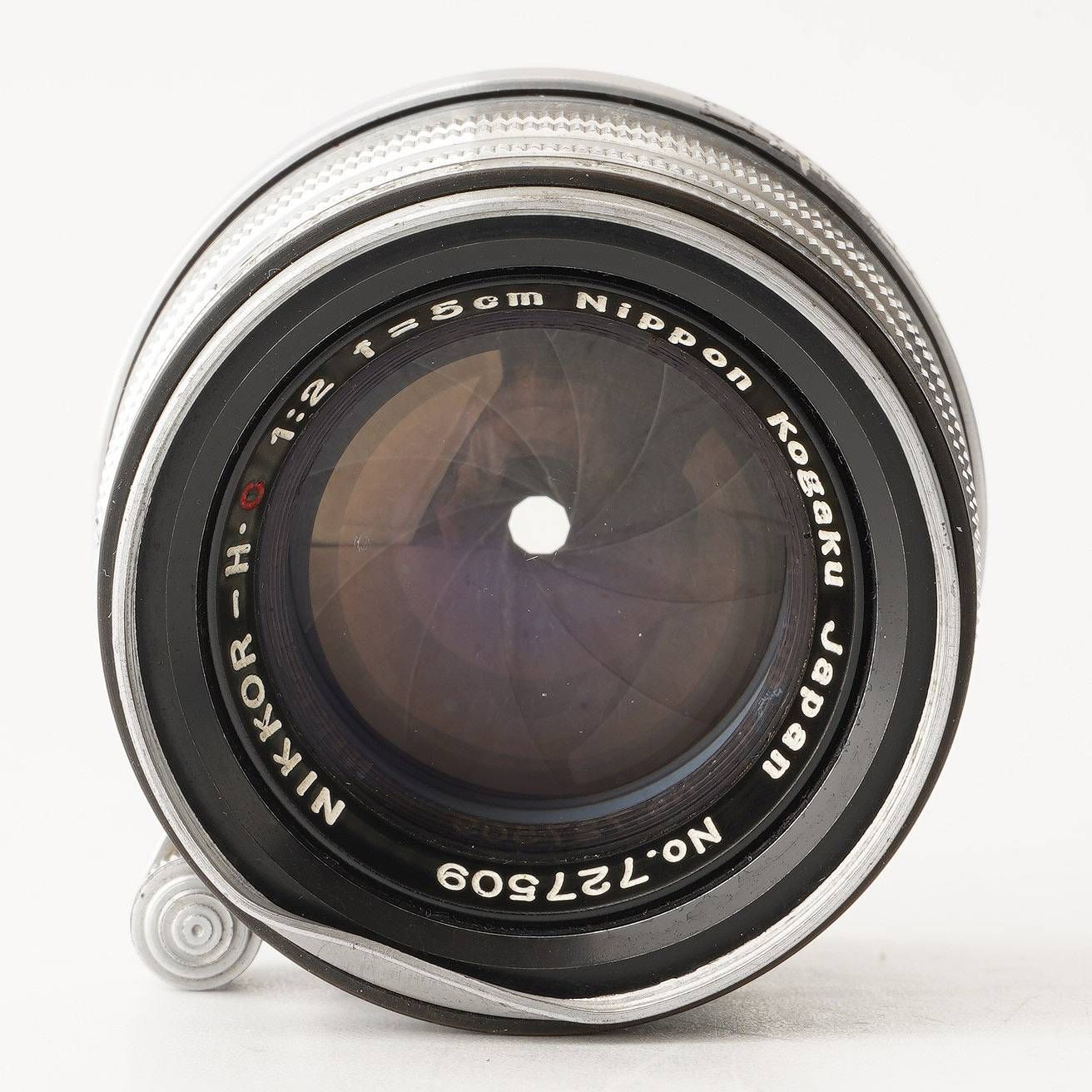 Nikkor H C 5ｃm F/2 黒帯ライカＬ３９レンズ整備済 ニコン Nikon Nippon Kogaku NIKKOR H C 5cm 50mm F2 黒帯 ライカ L39