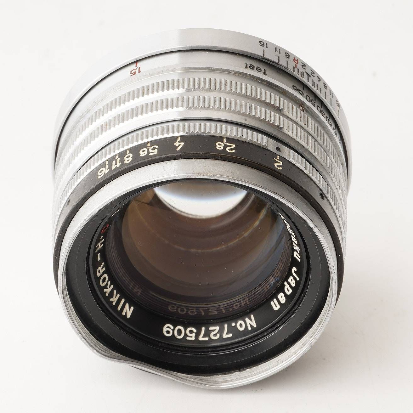 ニコン Nikon Nippon Kogaku NIKKOR H C 5cm 50mm F2 黒帯 ライカ L39
