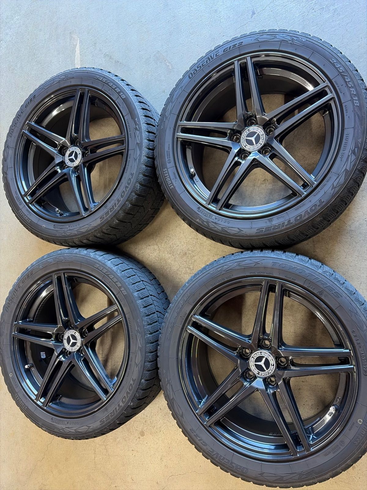 ベンツ　Eクラス　W213 スタッドレス　18インチ　4本セット