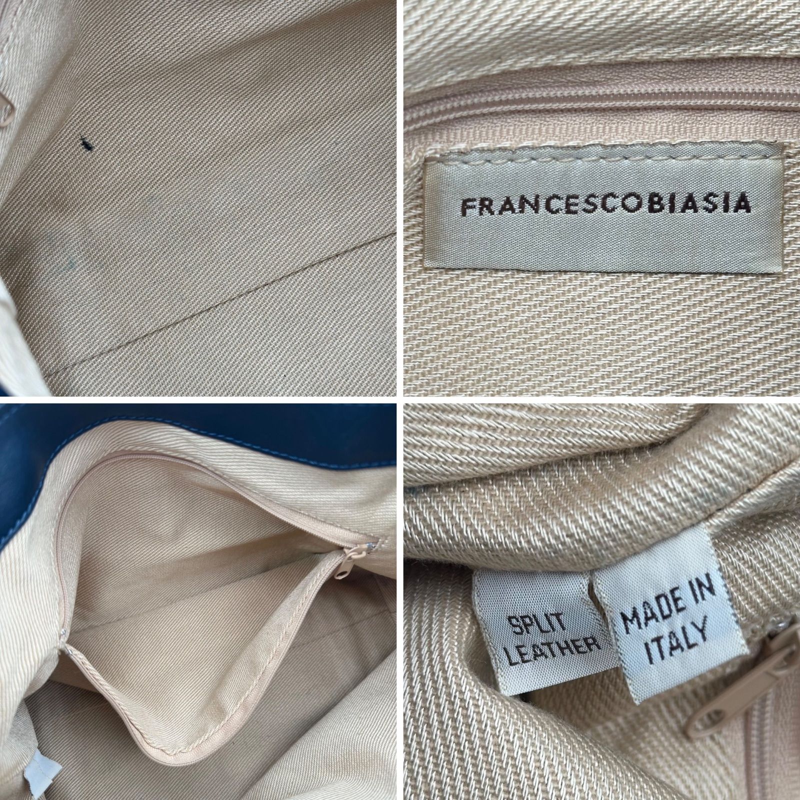 B5362】 FRANCESCO BIASIA フランチェスコビアジア ワンショルダー 