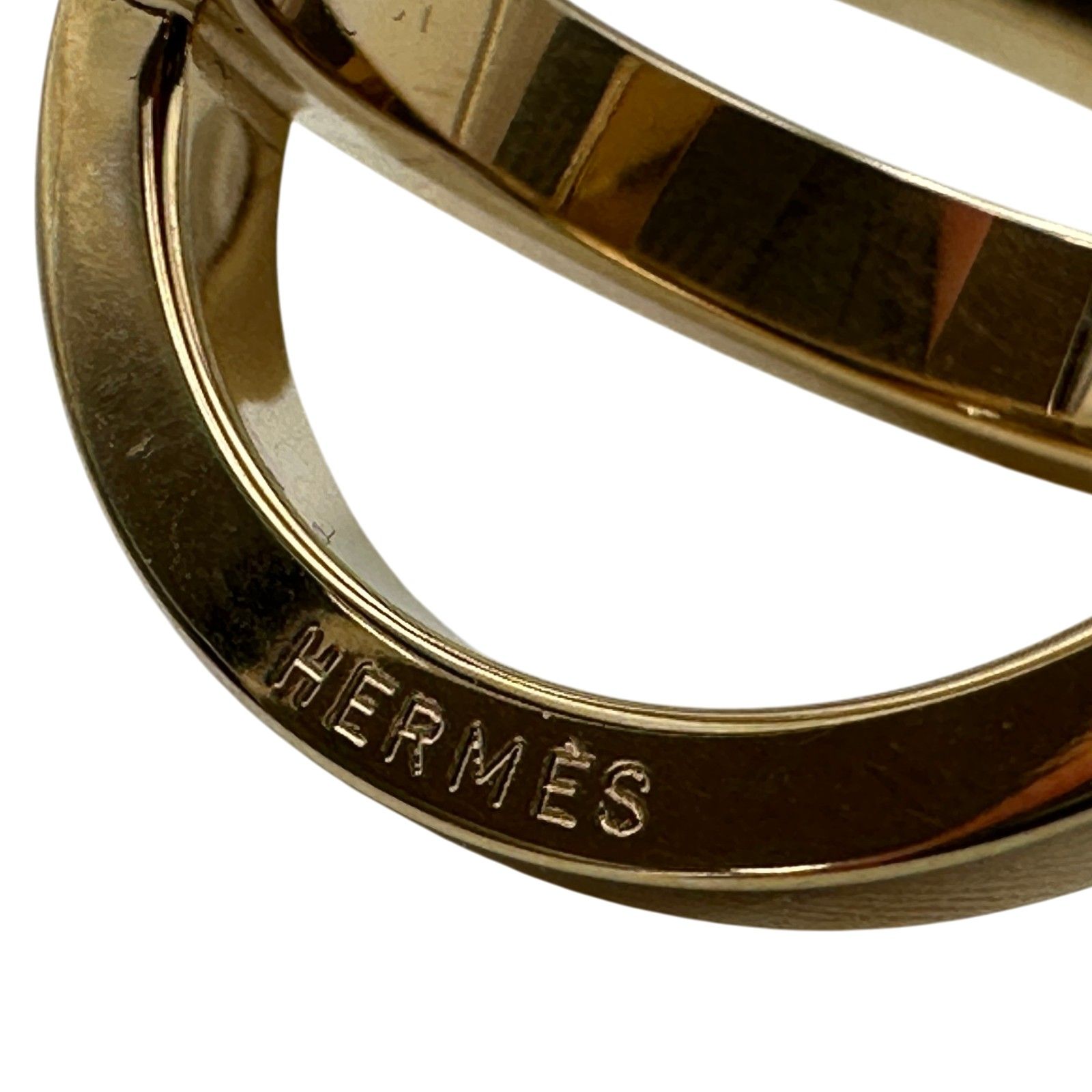 エルメス HERMES コスモススカーフリング ゴールド メタル レディース