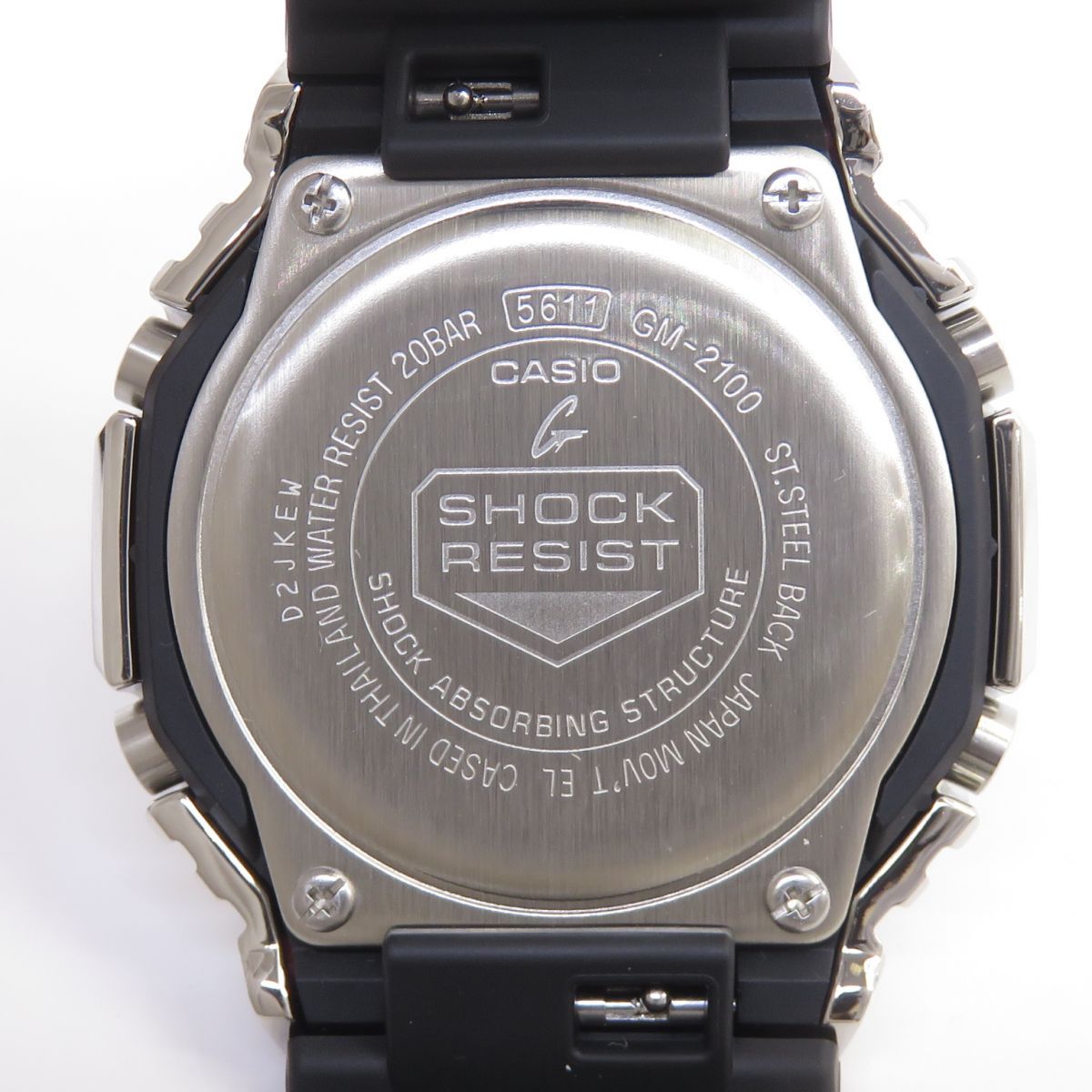 CASIO カシオ G-SHOCK Metal Covered GM-2100-1AJF クオーツ 腕時計 