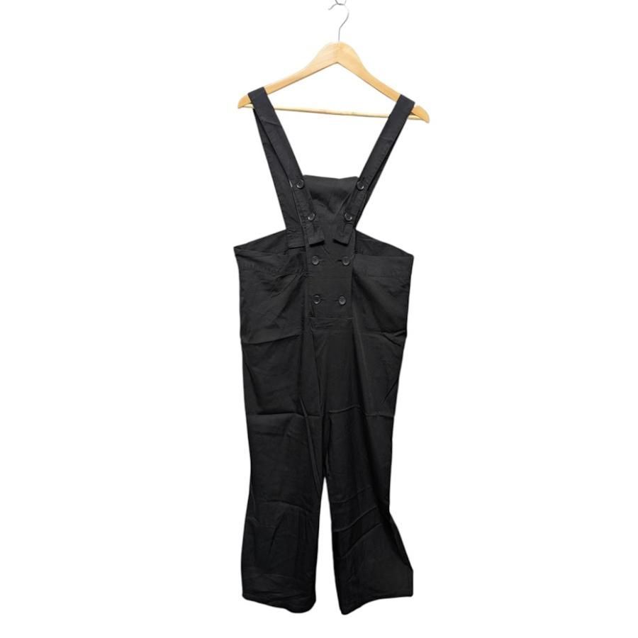 美品 LIMI feu/リミフゥ オールインワン サロペット S 黒 変形 LIMI feu yohji yamamoto リミフゥ ヨウジヤマモト サロペット