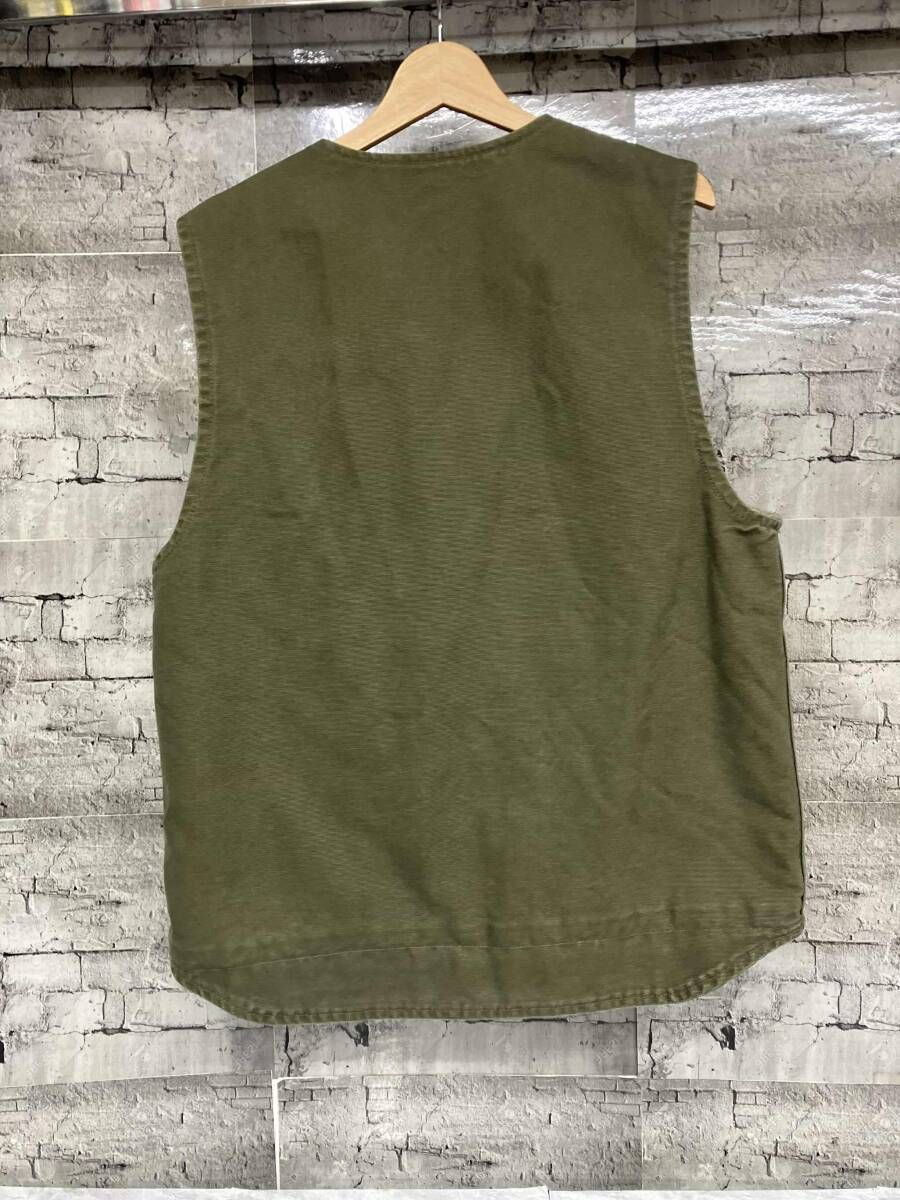 carhartt ダックベスト 裏ボア カーキ V26 LOV メキシコ製 サイズM