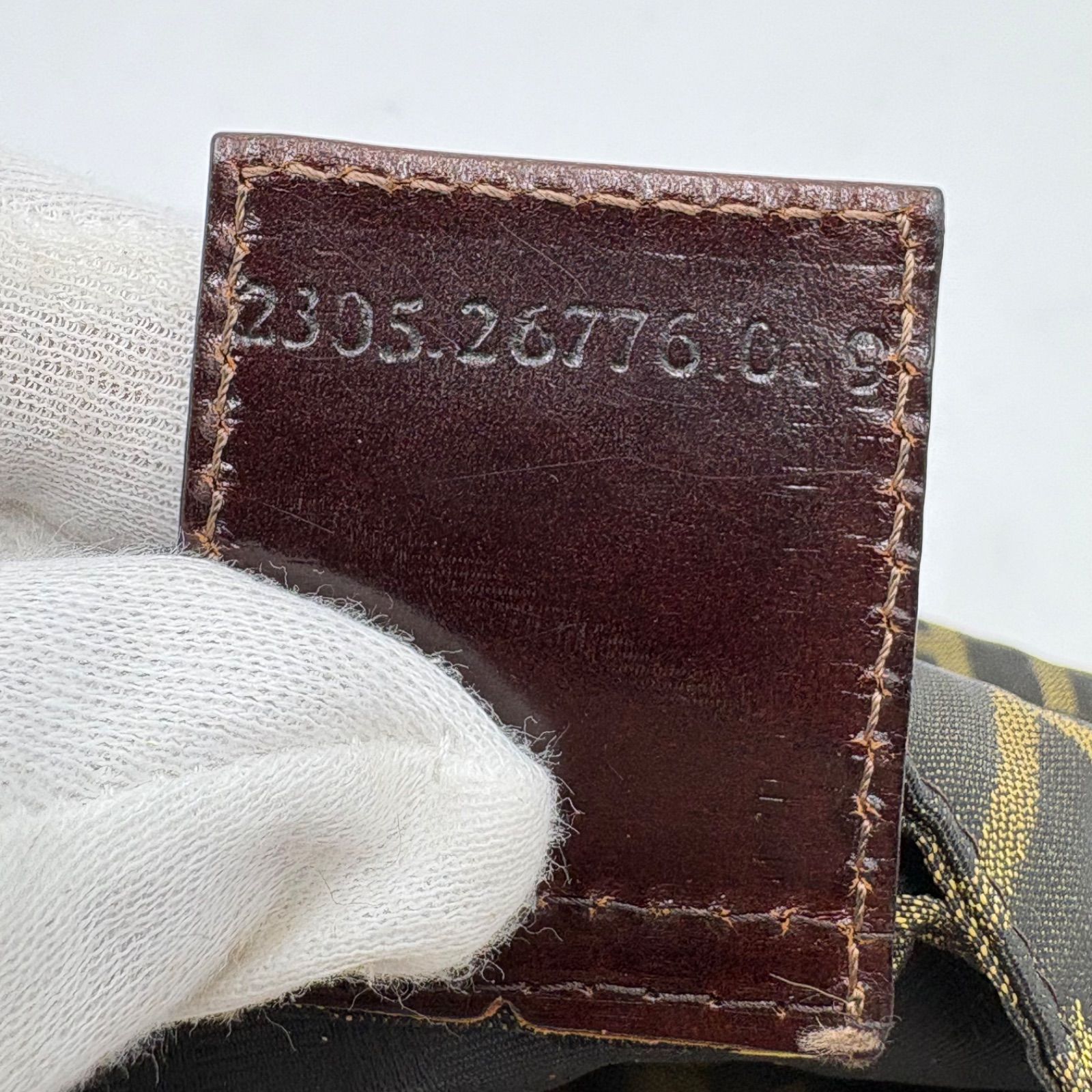 FENDI フェンディ ズッカ柄 FF金具 ショルダーバッグ アクセサリー