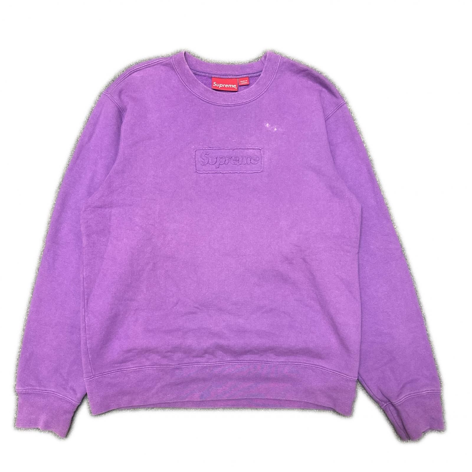 国内正規 Supreme 20SS CutOut Logo CrewNeck カットアウトロゴ クルー 