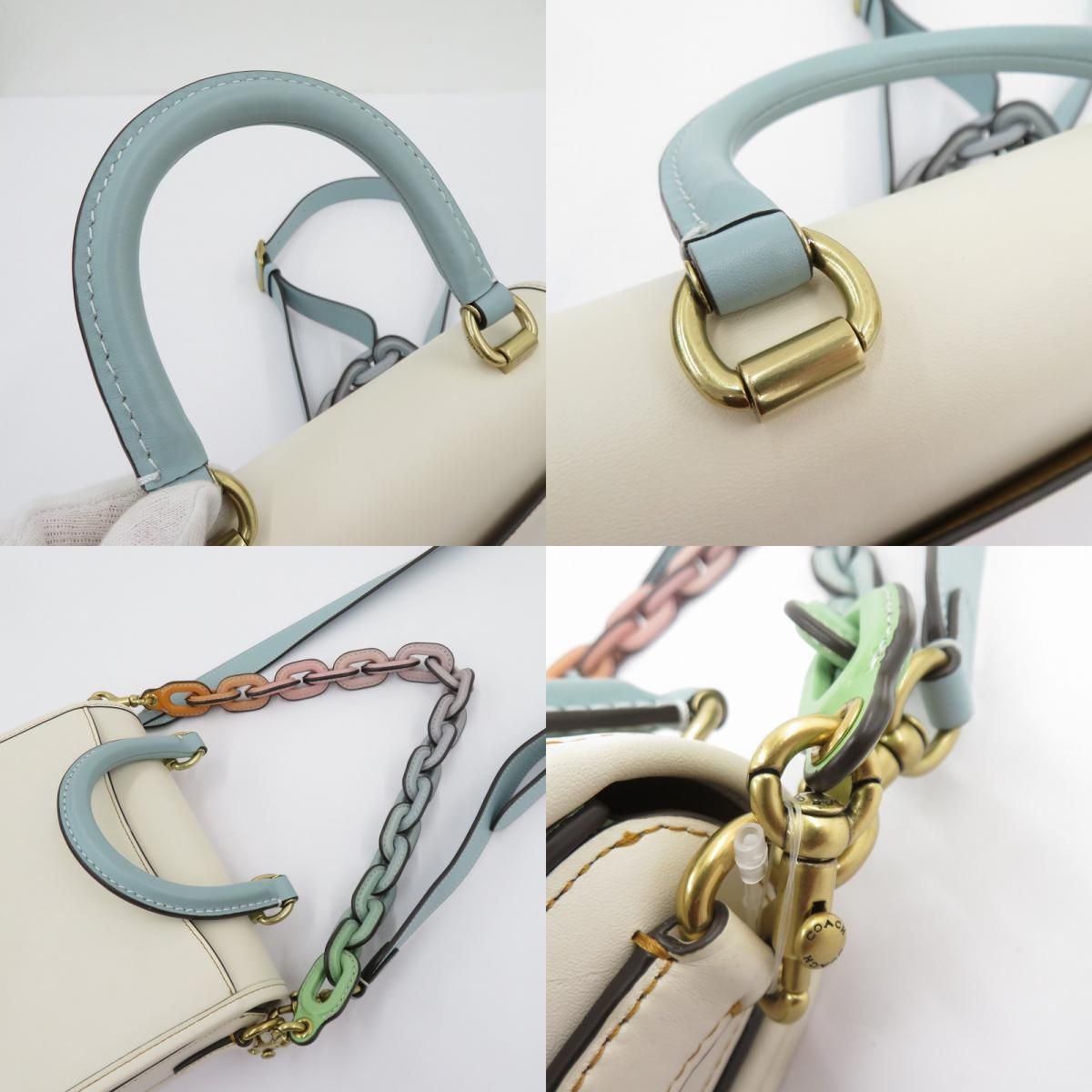 瀬戸大橋店】 中古 COACH | コーチ ショルダーバッグ ローグ トップ 
