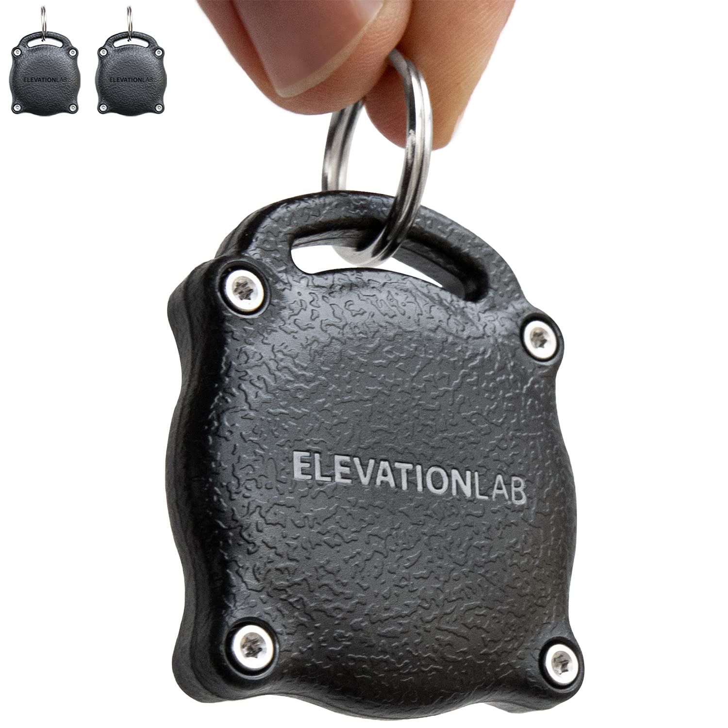 Elevation Lab AirTag キーチェーン - TagVault™ - オリジナル防水AirTagケース | 壊れない (4パック) [4 Pack - Original]