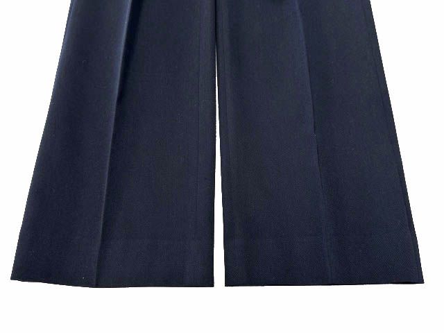 AURALEE オーラリー 18AW WOOL KID MOHAIR GABARDINE WIDE SLACKS