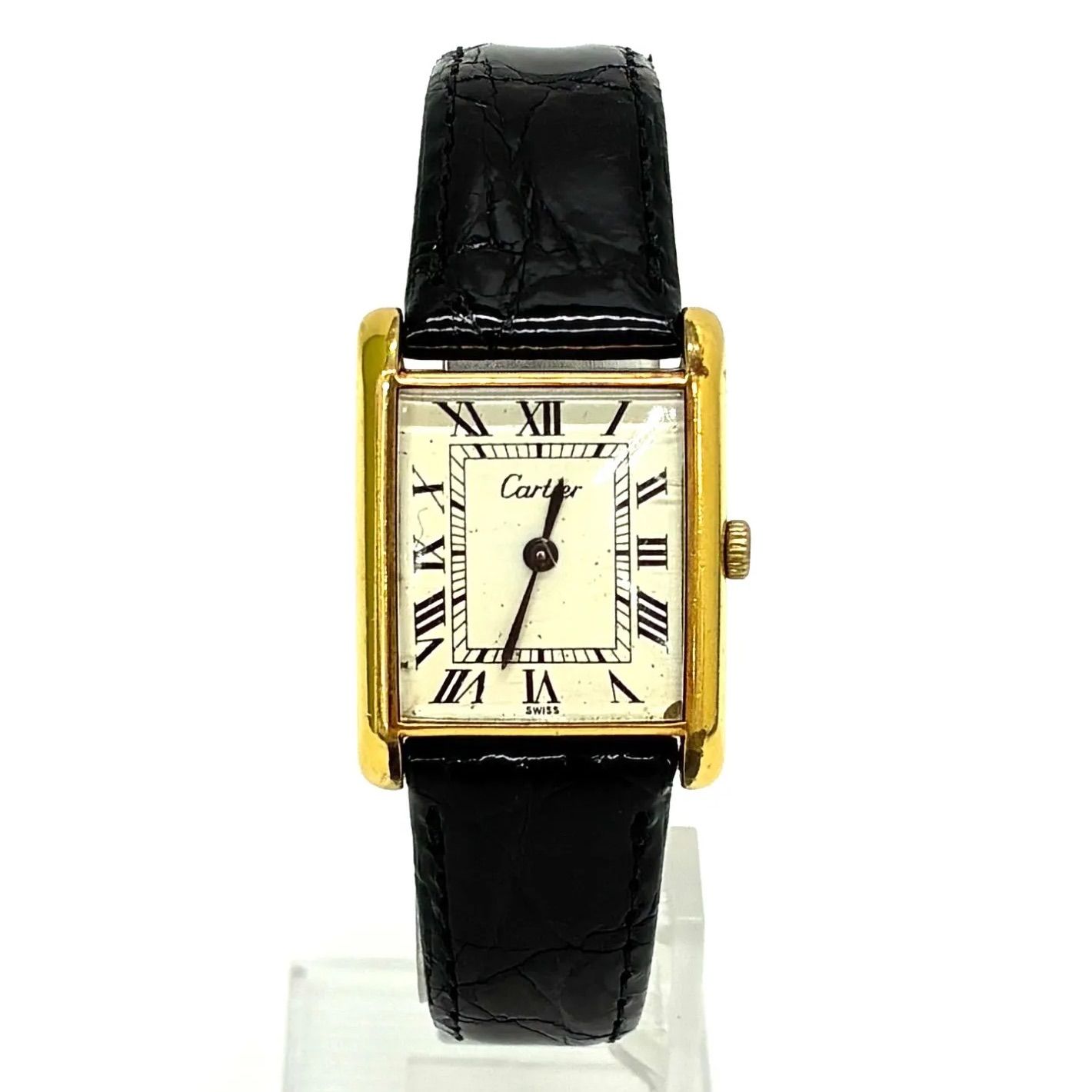◆Cartier◆カルティエ プレマストタンク SM ゴールド ブラック