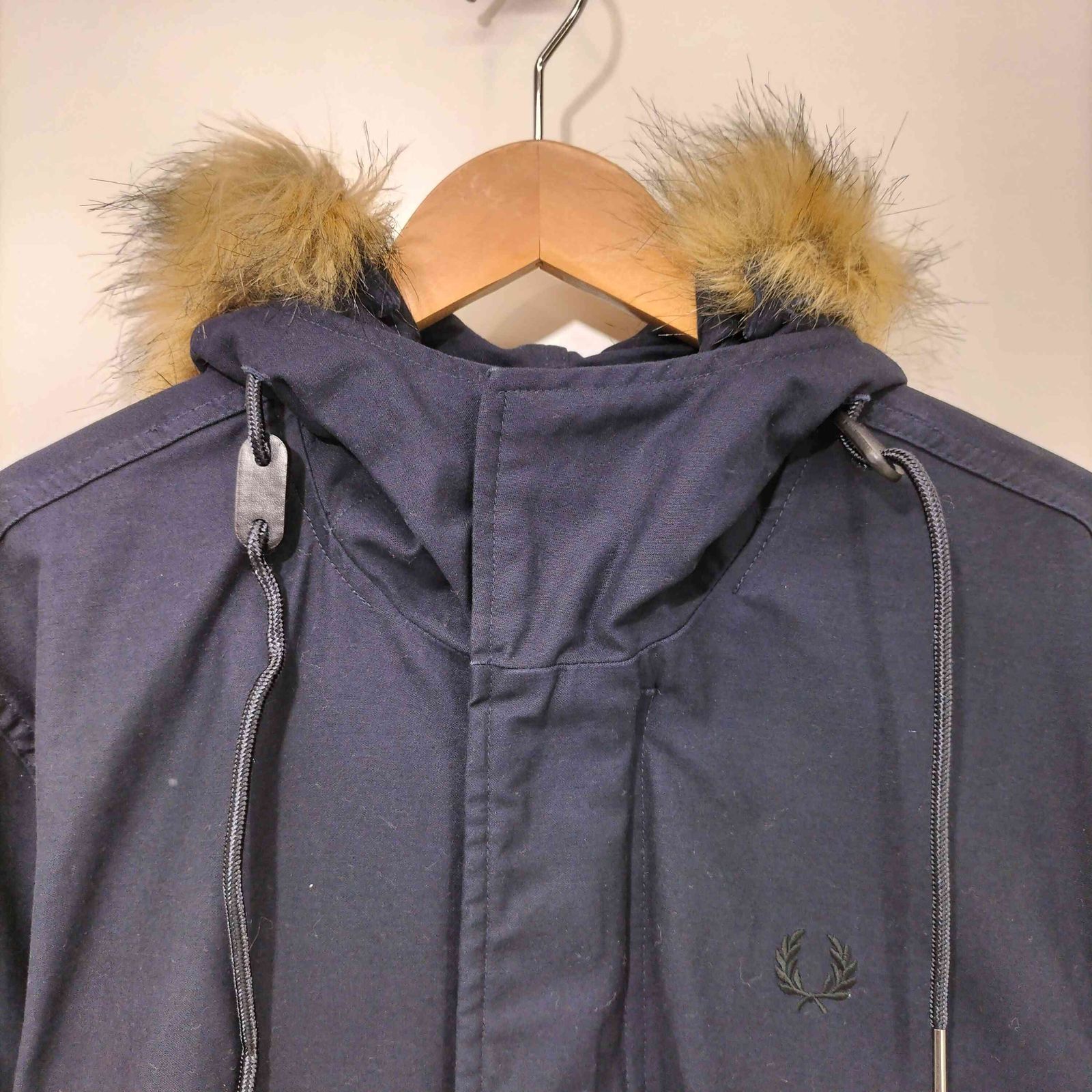 フレッドペリー FRED PERRY ZIP IN LINER PARKA ファー モッズコート