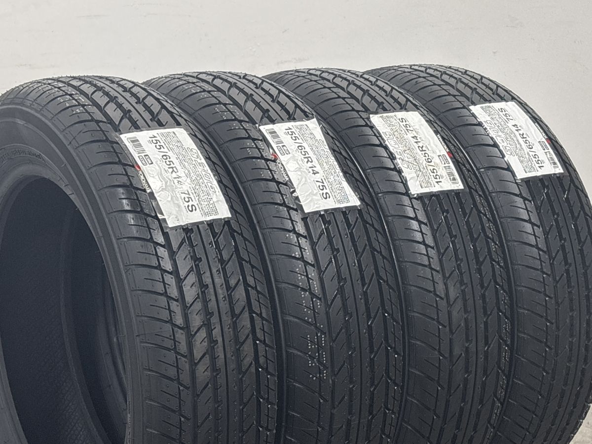 2025年 未使用】ヨコハマ S306 155/65R14 4本セット ラベル付き N-ONE