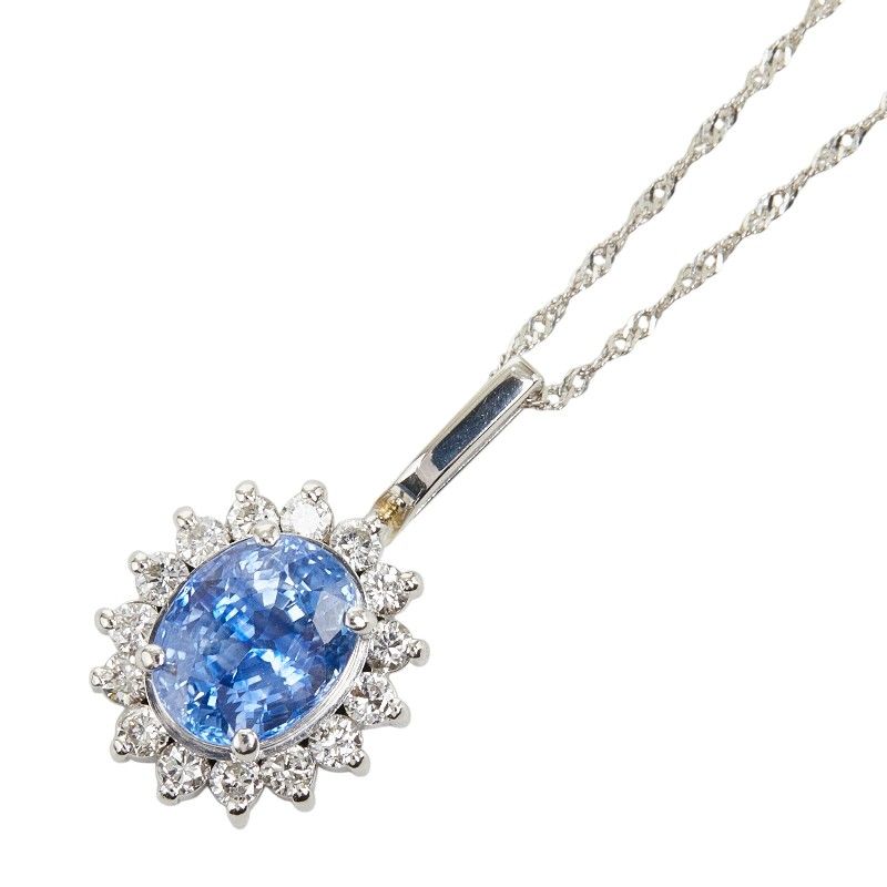 【セット商品】18K花モチーフネックレス・PT850プラチナネックレス フラワーモチーフ ネックレス Pt900 プラチナ Pt850 プラチナ