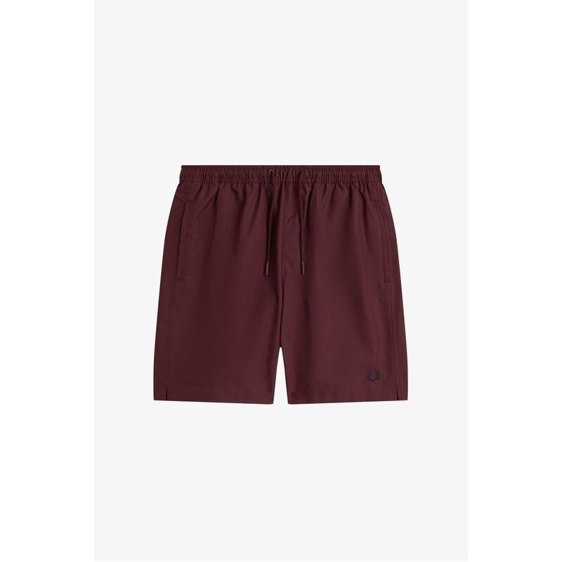 フレッドペリー メンズ 水着 ハーフパンツ・ショーツ ショートパンツ Fred Perry Classic Swim Shorts Oxblood 597 オックスブラッド