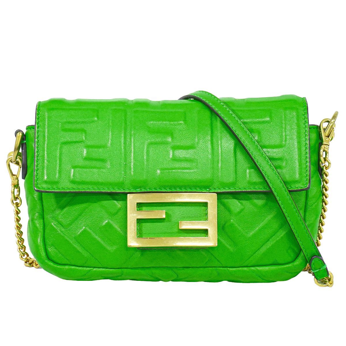 本物 フェンディ FENDI バケット ズッカ 2WAY ショルダーバッグ 
