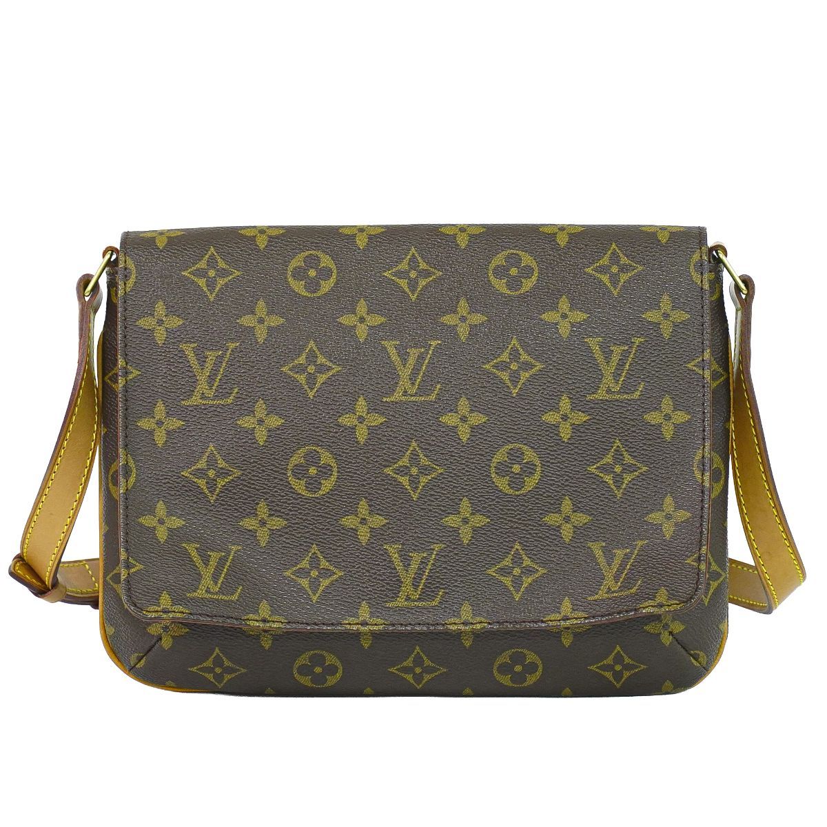 本物 ルイヴィトン LOUIS VUITTON LV ミュゼットタンゴ ショート 