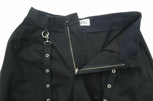 キディル KIDILL 23AW ZIP SHORT PANTS DRY TWILL KL778 ジップ ハーフ