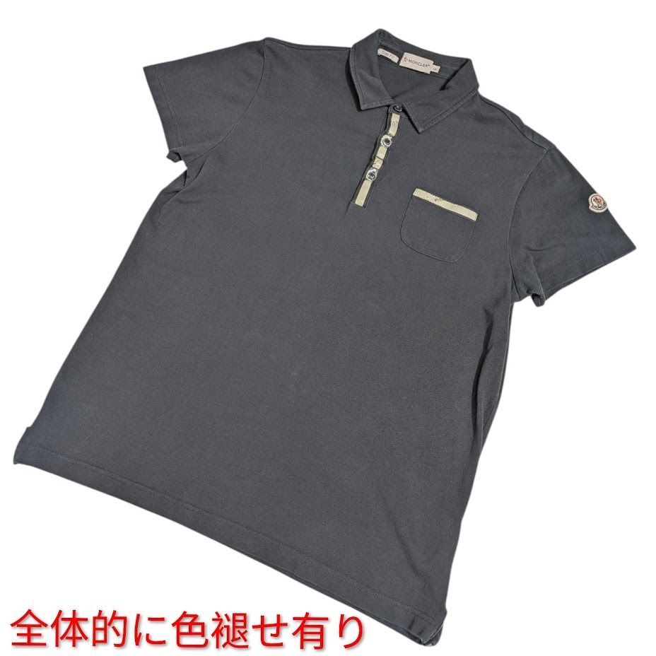 MONCLER モンクレール ポロシャツ 半袖 22 MONCLER モンクレール 半袖 ポロシャツ BD624147PLNZ ブラック系