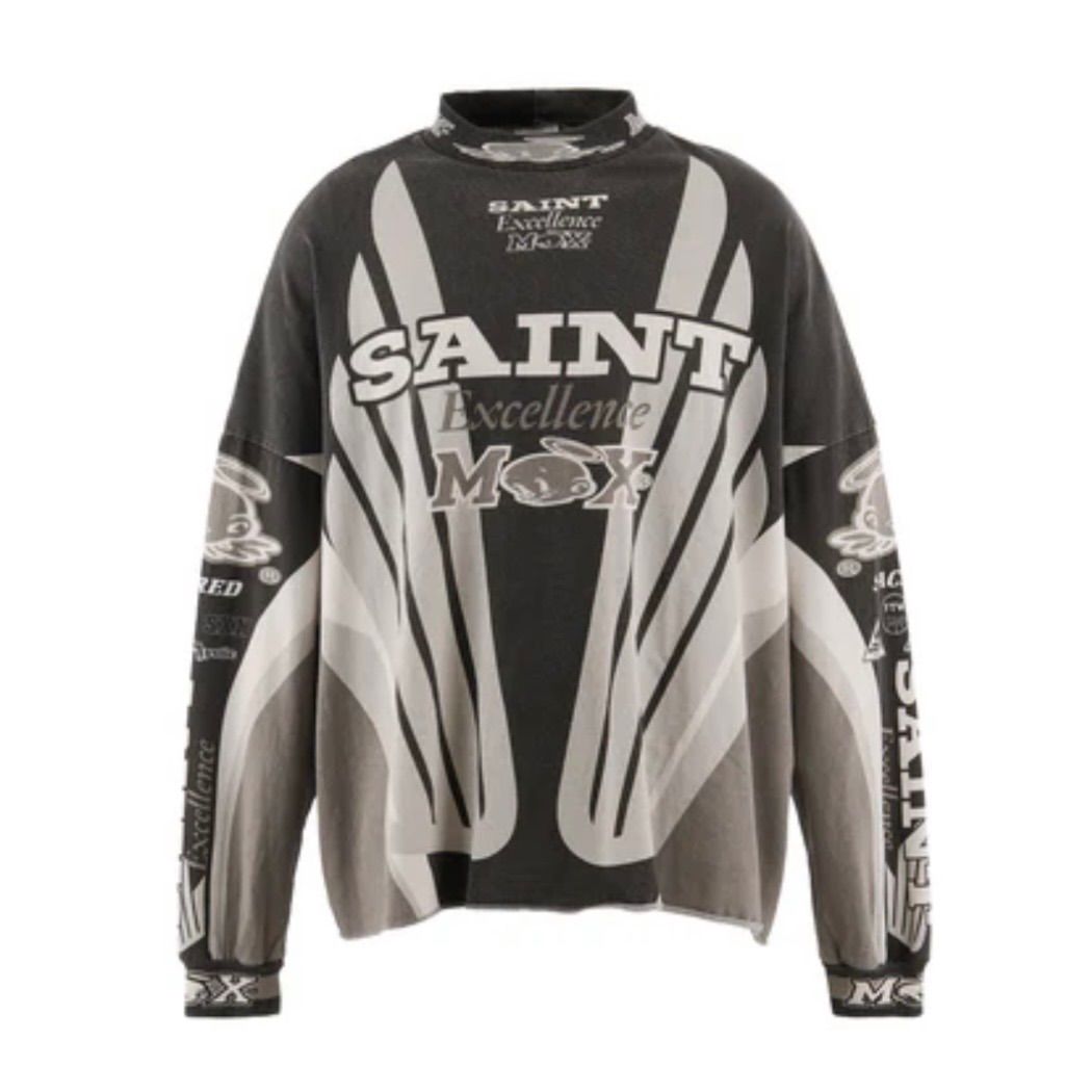 正規品 セントマイケル SAINT MXXXXXX LS T-SHIRT/SAINT MX/BLACK SM