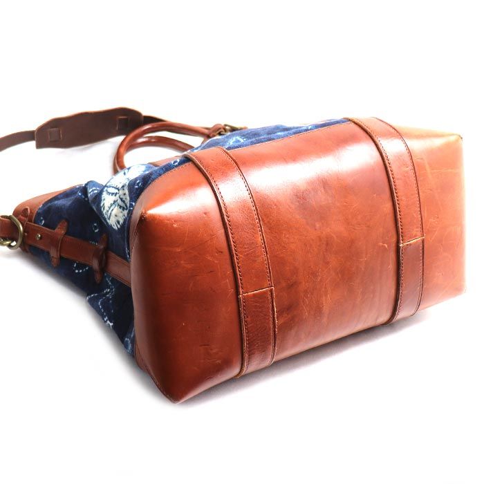 RALPH LAUREN ラルフローレン インディゴ染め 2Wayショルダーバッグ