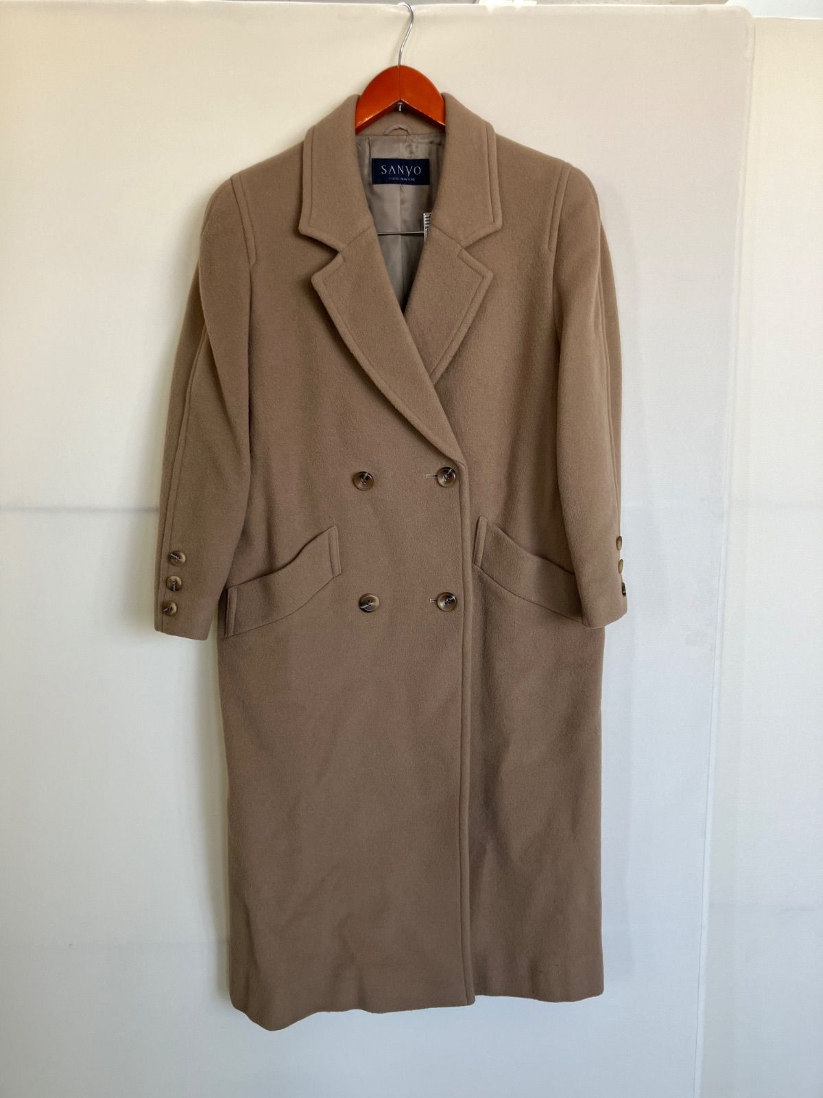 SANYO　TOKYO NEWYORK 　カシミヤ混ウールコート　ロングコート