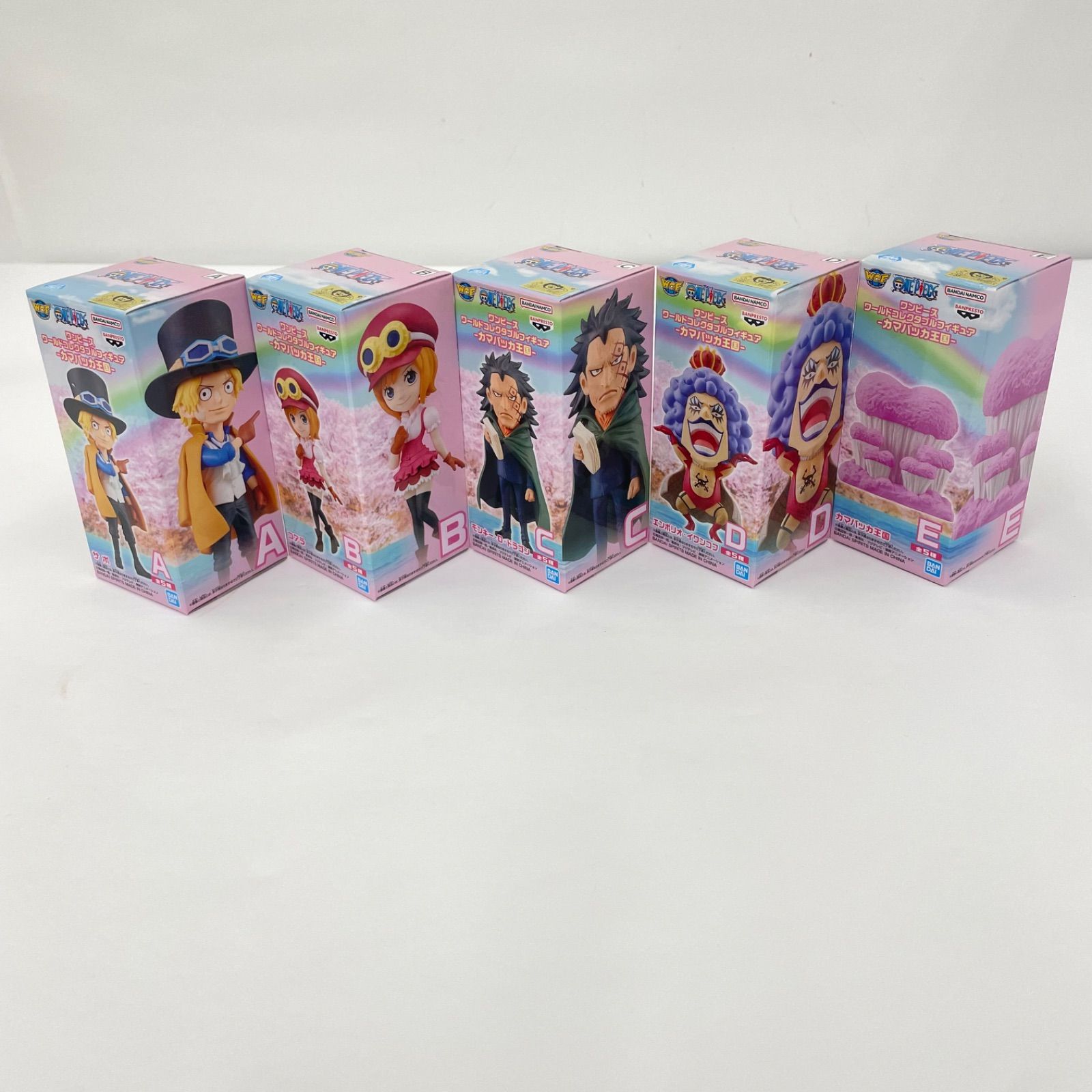 【瀬戸店】未開封 ワンピース ワールドコレクタブル(WCF) セット エッグヘッド5・鬼ヶ島2・鬼ヶ島3・鬼ヶ島6・クマバック王国【703-8951】 【瀬戸店】未開封 ワンピース ワールドコレクタブル(WCF) セット エッグヘッド5・鬼ヶ島2・鬼ヶ島3・鬼ヶ島6・クマバック王国【703-8951】