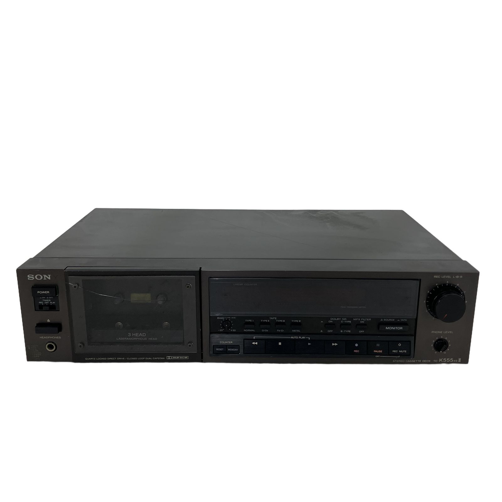 SONY TC-K555ES II カセットテープデッキ ジャンク Y11214656