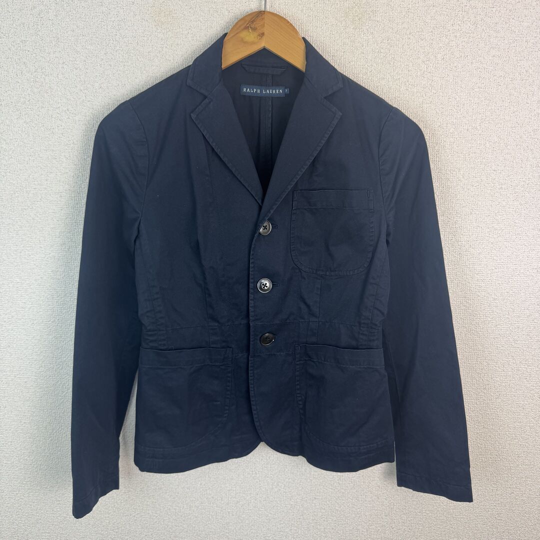 RALPH LAUREN ラルフローレン ジャケット ネイビー 7サイズ レディース 古着 アメカジ クラシック