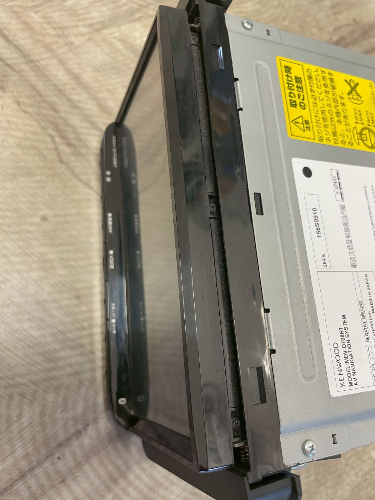 KENWOOD MDV-D708BTカーナビゲーション - メルカリ