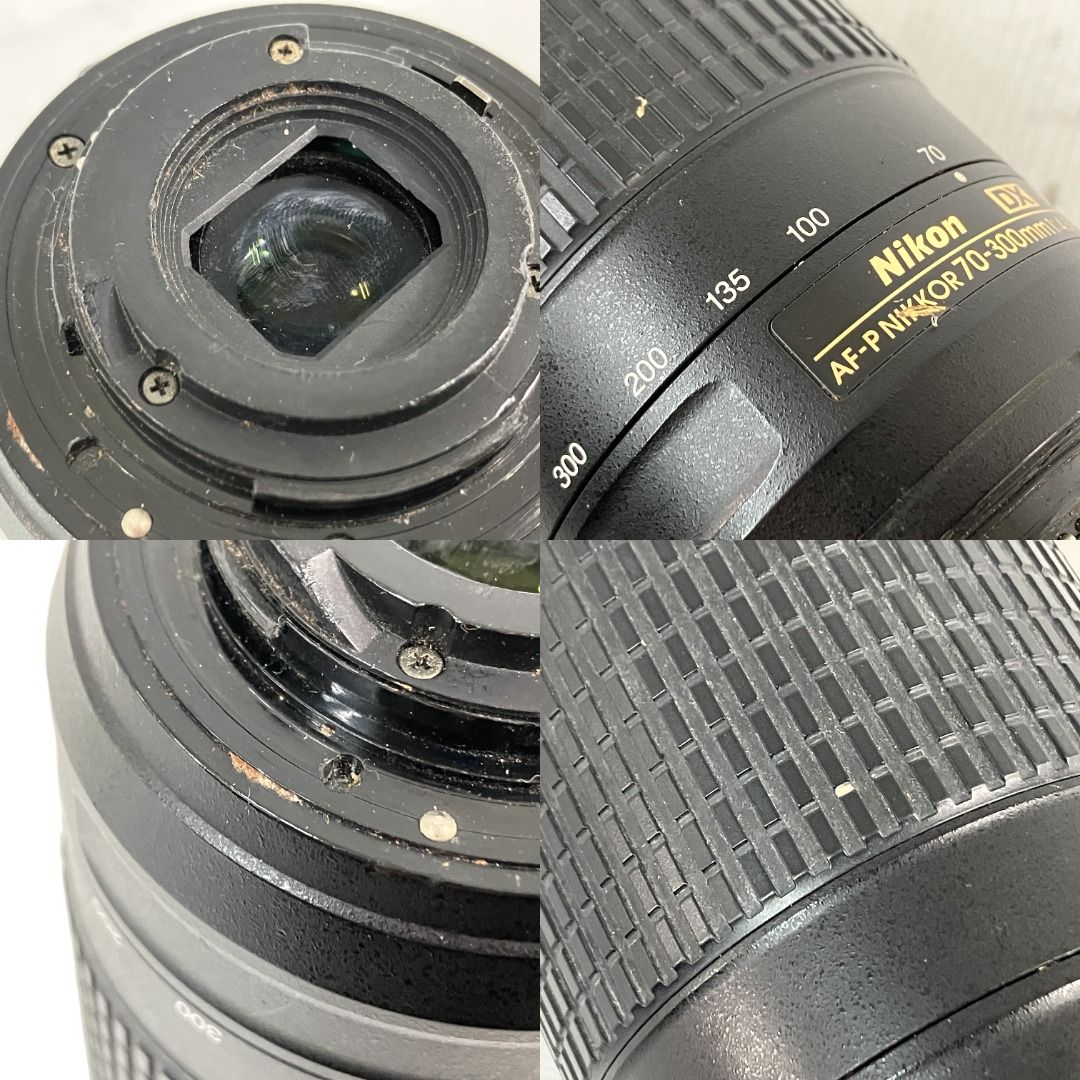 NIKON ニコン AF-P NIKKOR 70-300mm F4.5-6.3 G ED VR 超望遠ズームレンズ 撮影機器 中古 訳有 N11201194