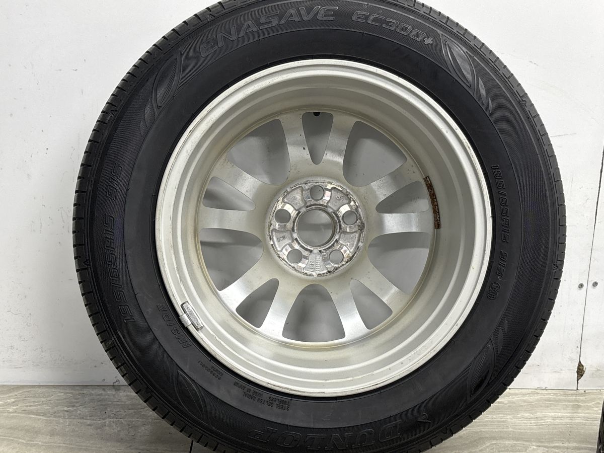 良好品】トヨタ 50 プリウス 純正 15in 6.5J +40 PCD100 ダンロップ 