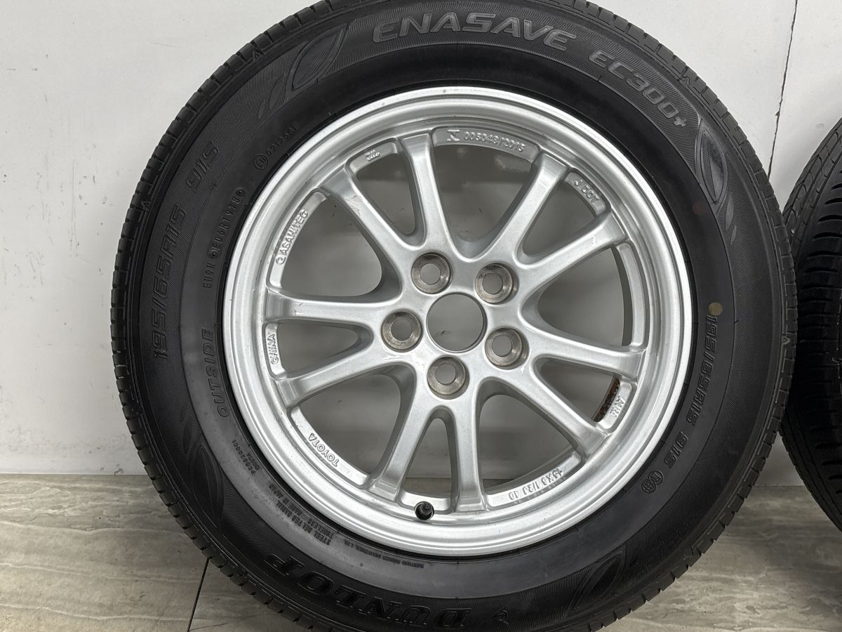 良好品】トヨタ 50 プリウス 純正 15in 6.5J +40 PCD100 ダンロップ 
