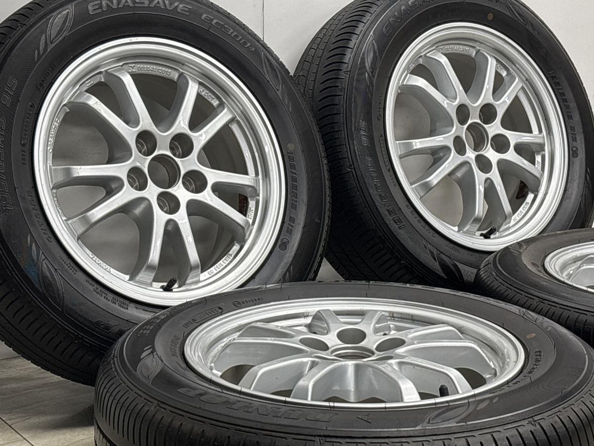 良好品】トヨタ 50 プリウス 純正 15in 6.5J +40 PCD100 ダンロップ 