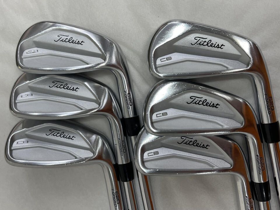 タイトリスト CB 620 AMT TOUR WHITE S200フレックス アイアンセット 