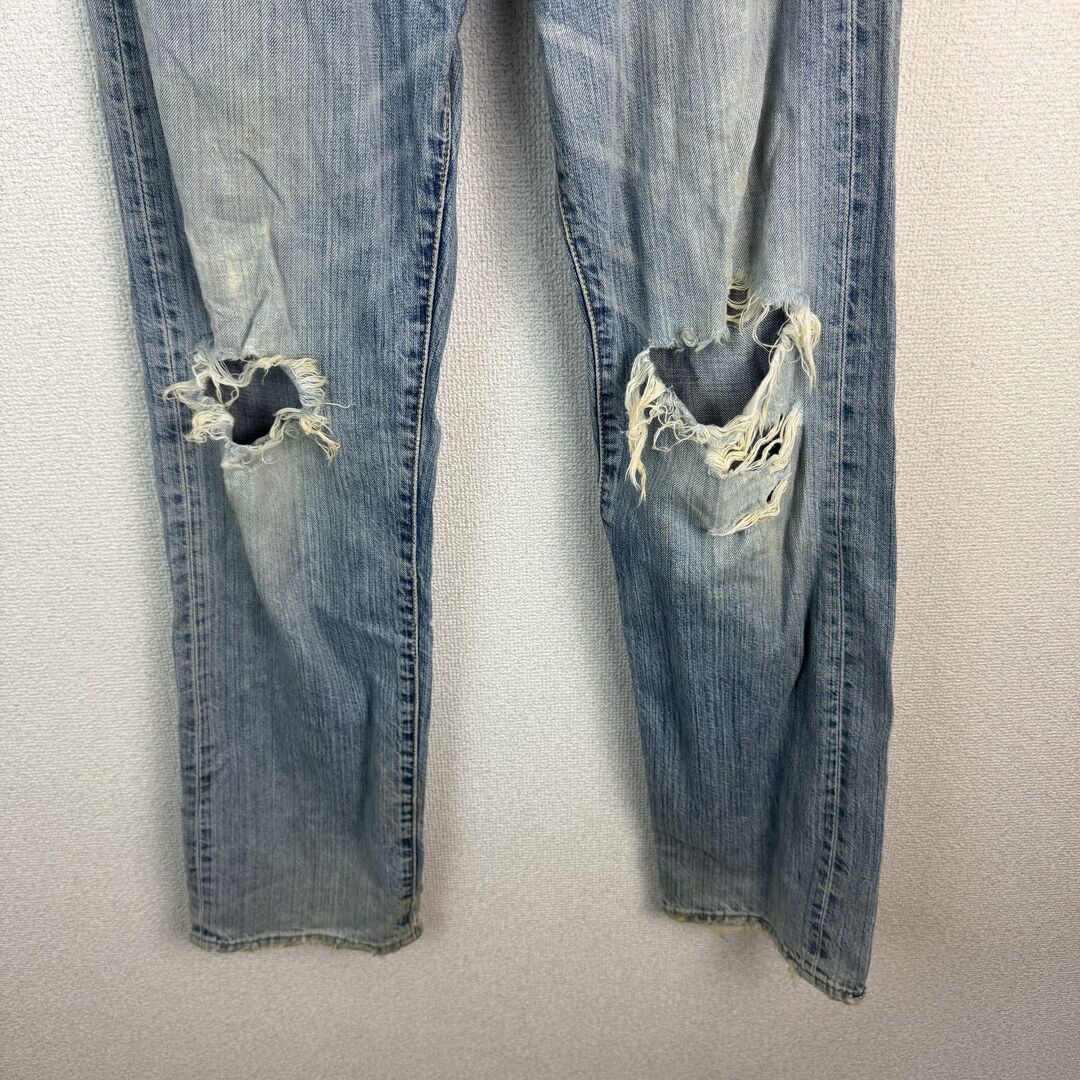 LEVI'S リーバイス 501 ダメージデニムパンツ インディゴ W30 メンズ