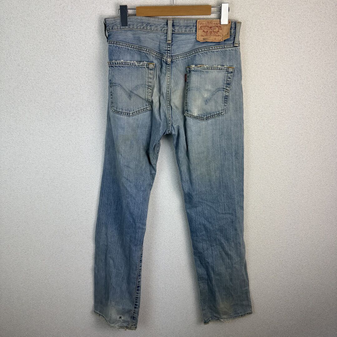 LEVI'S リーバイス 501 ダメージデニムパンツ インディゴ W30 メンズ