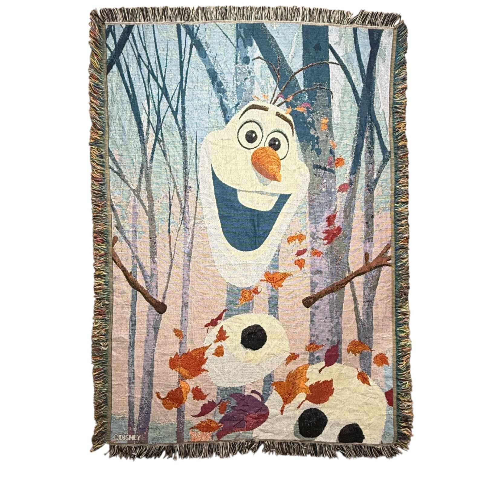 ディズニー アナと雪の女王 オラフデザイン ラグ【115cm×150cm】