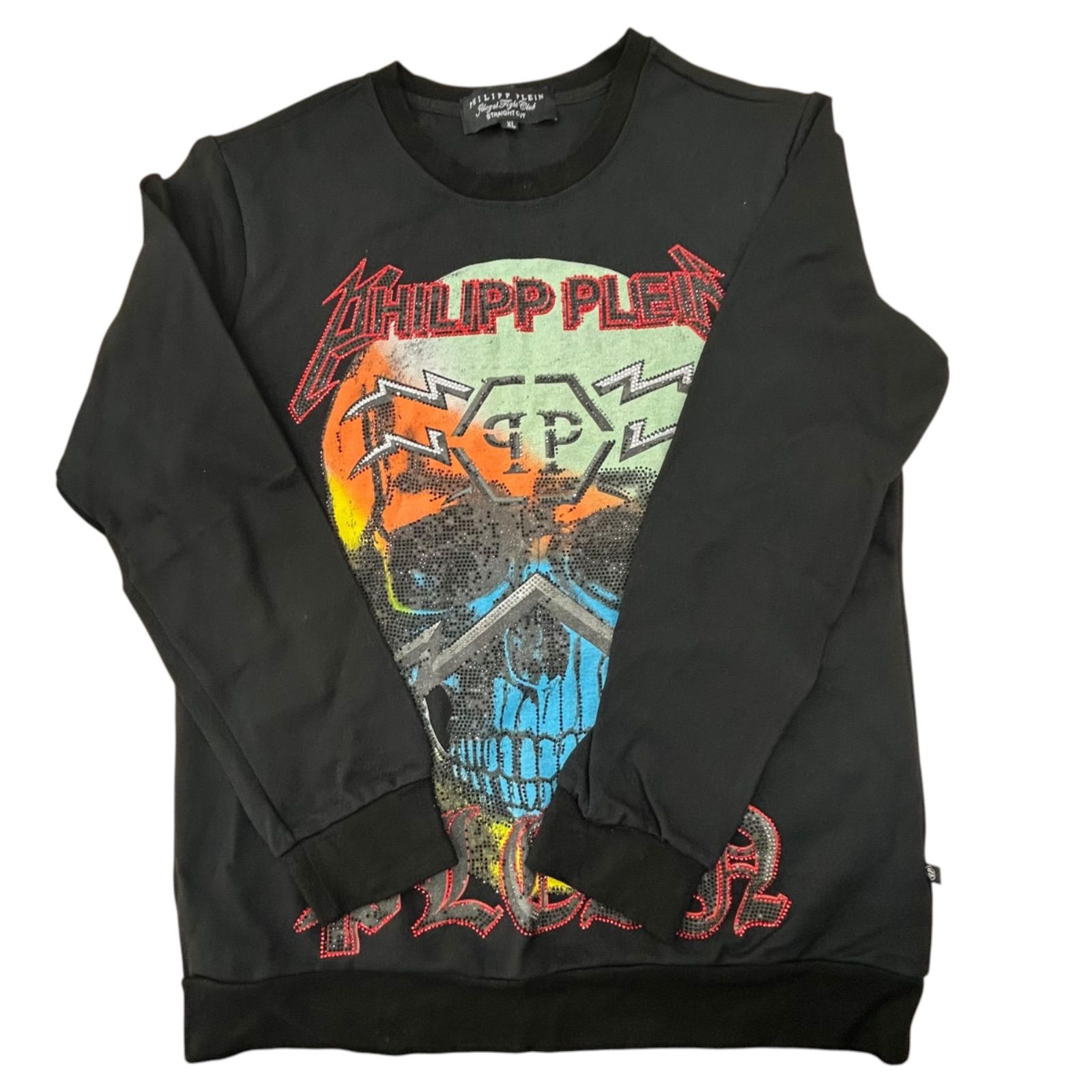 PHILIPP PLEIN フィリップ・プレイン Illegal Fight Club Tシャツ トレーナー スカル