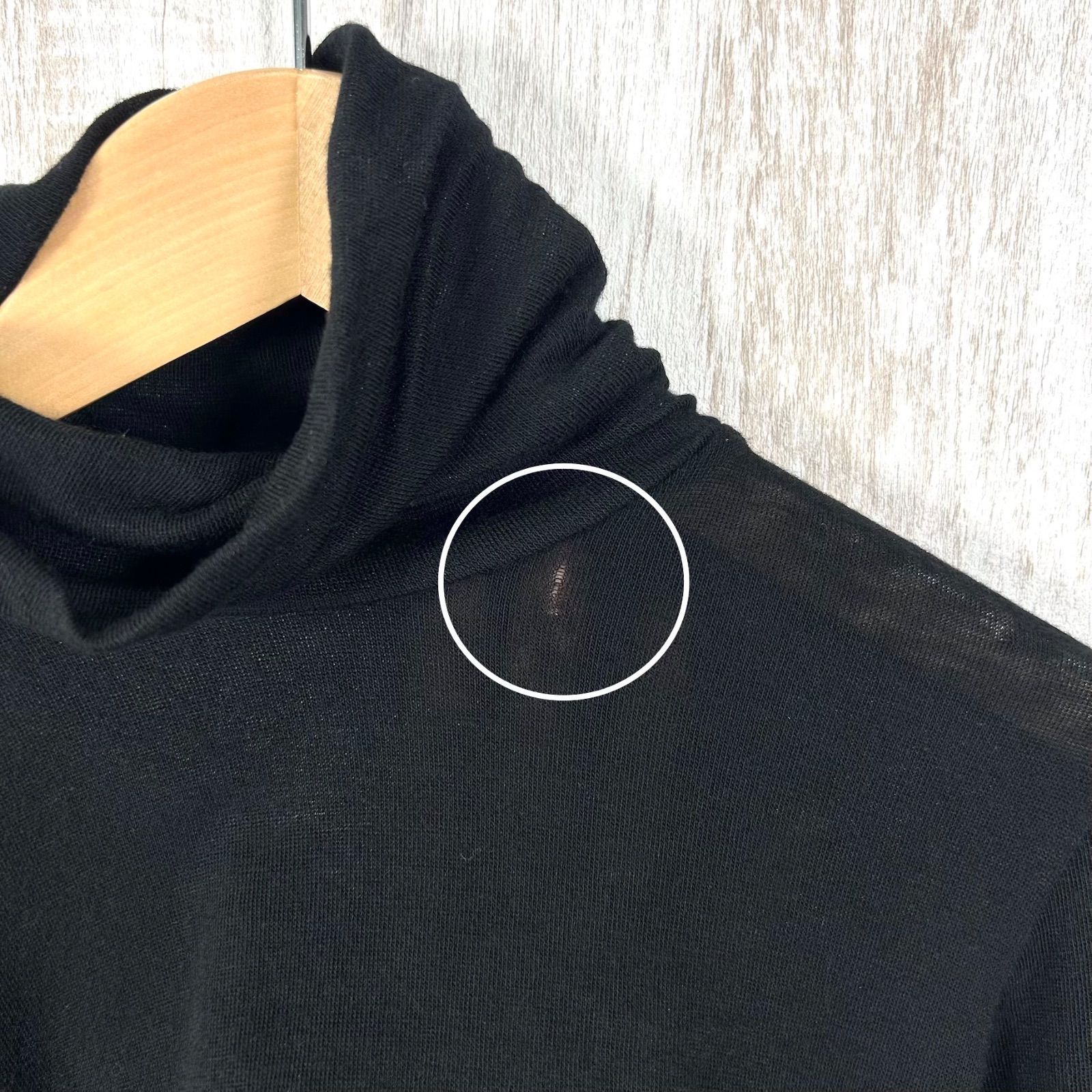 me by ISSEY MIYAKE ミーバイイッセイミヤケ ウール タートルネック 