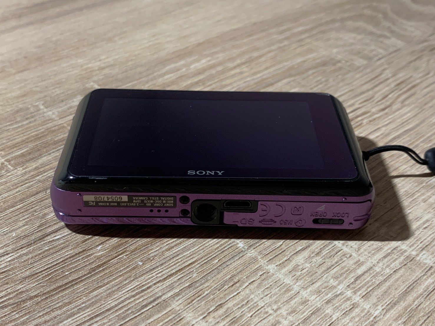 0381 Sony ソニー Cyber-shot DSC-WX70 パープル デジカメ 動作確認
