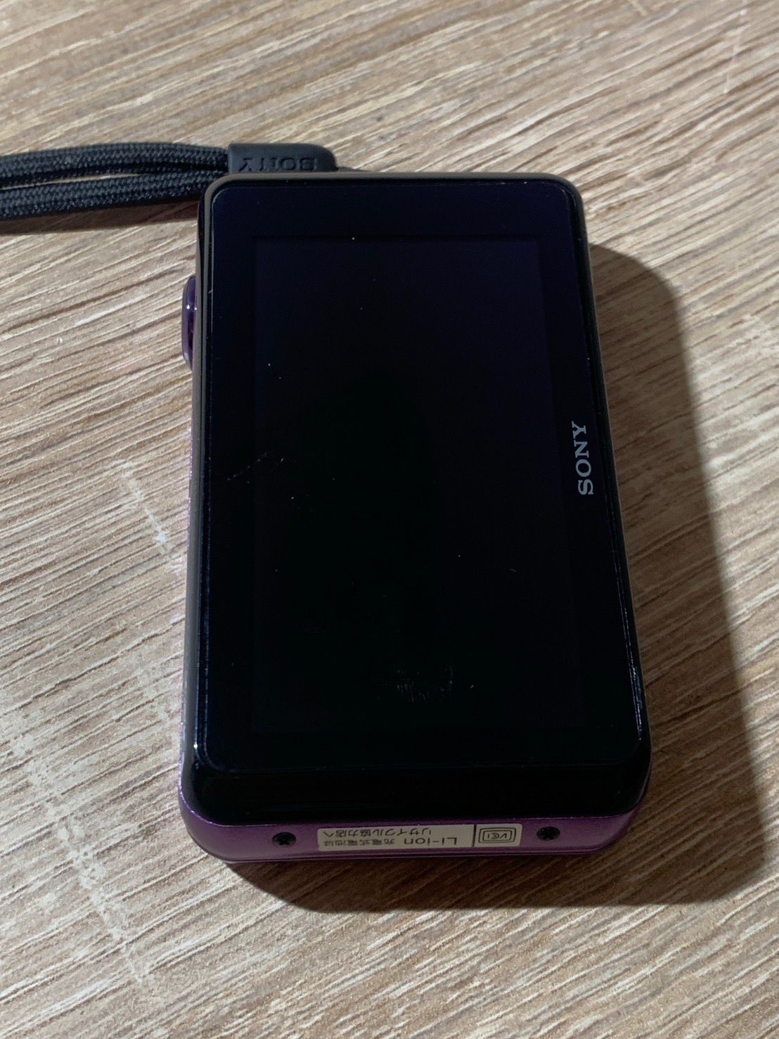 0381 Sony ソニー Cyber-shot DSC-WX70 パープル デジカメ 動作確認