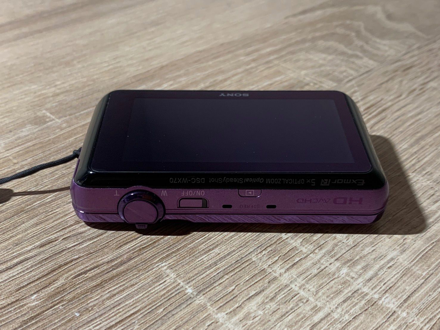 0381 Sony ソニー Cyber-shot DSC-WX70 パープル デジカメ 動作確認