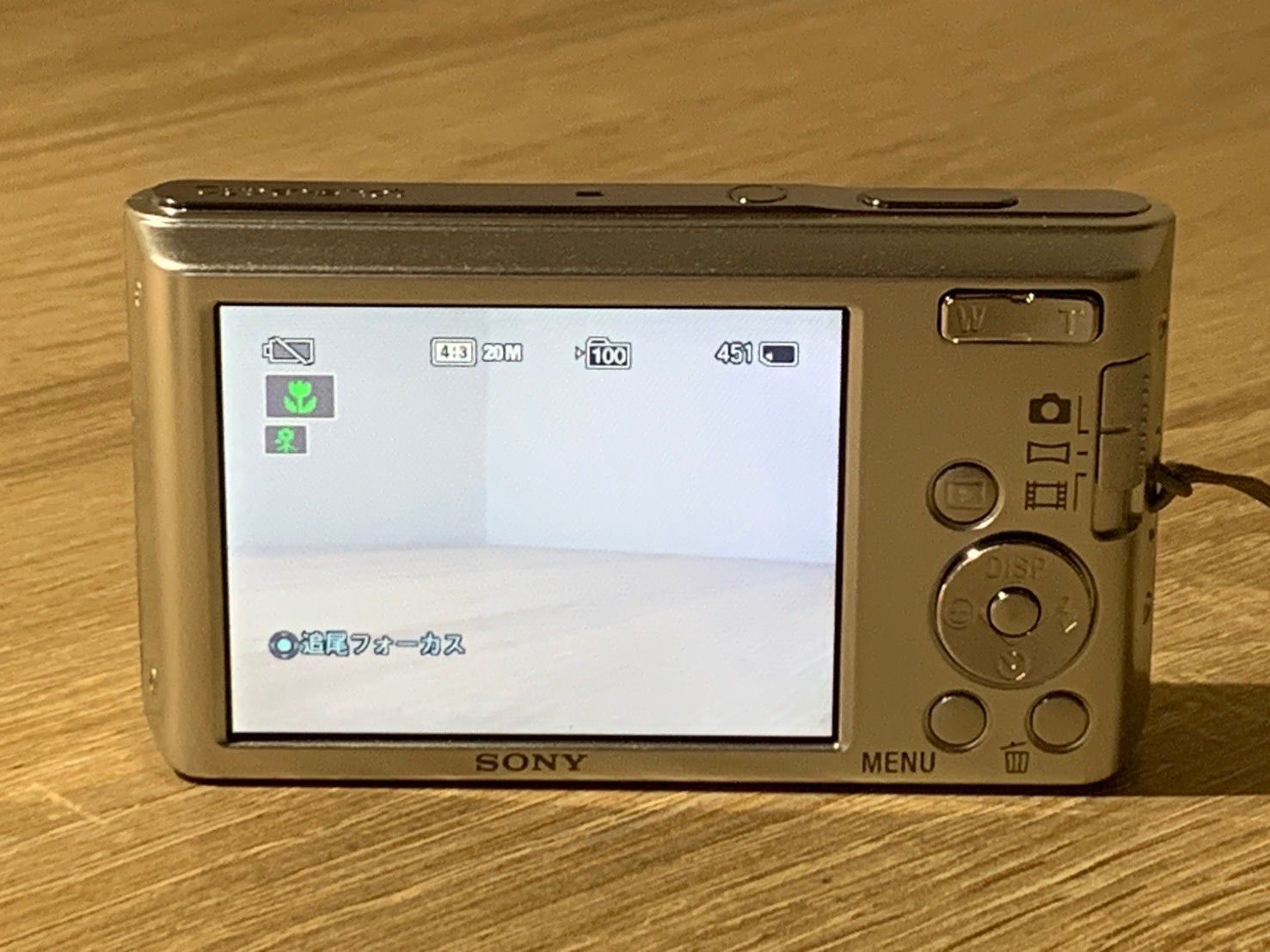 0523 Sony ソニー Cyber-shot DSC-W830 シルバー デジカメ 動作確認