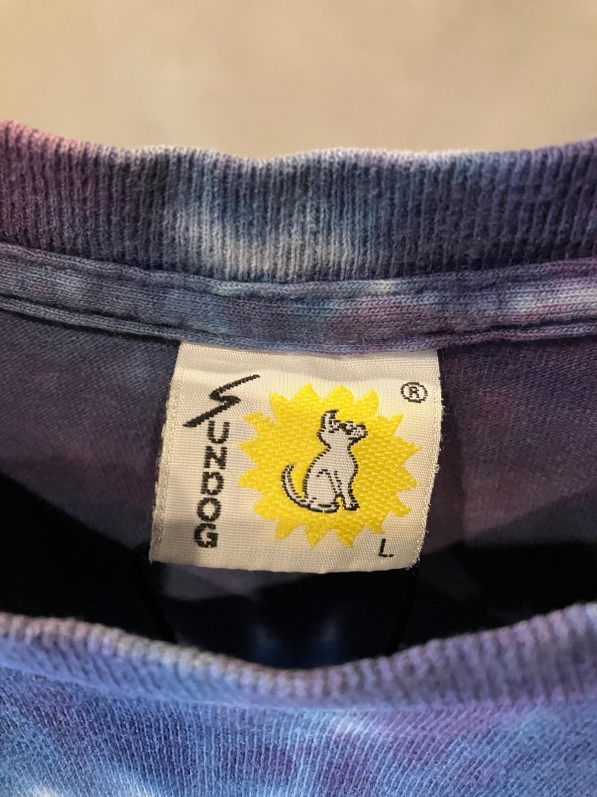 Sundog タイダイ Tシャツ L マルチカラー メンズ プリント 古着