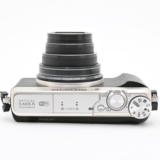 良品＞ OLYMPUS STYLUS SH-1 シルバー｜光学24倍ズーム｜高級感