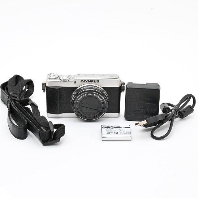良品＞ OLYMPUS STYLUS SH-1 シルバー｜光学24倍ズーム｜高級感
