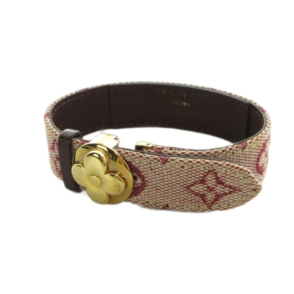 ルイヴィトン LOUIS VUITTON M64459 グッドラックブレス バングル
