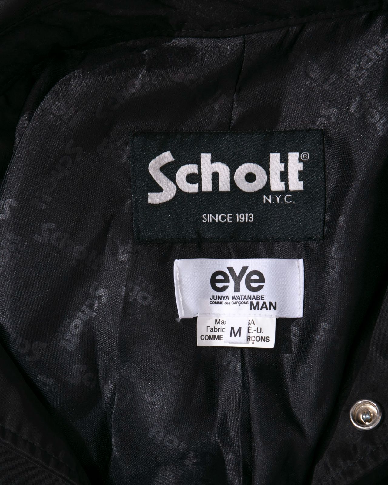 eYe COMME des GARCONS JUNYA WATANABE MAN × Schott アイ 