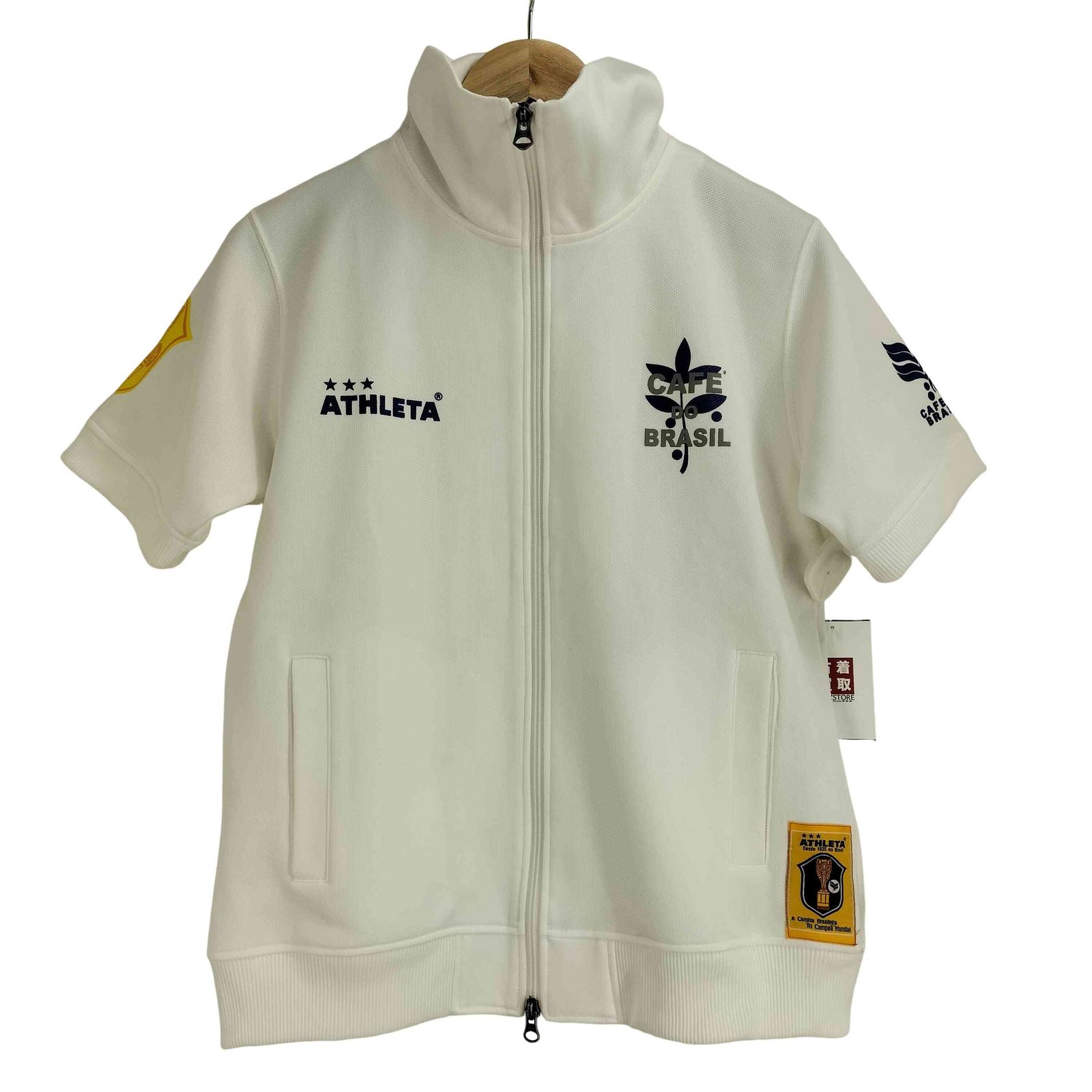 美品　ラトルトラップ RATTLE TRAP セットアップ ジャージ 上下　白 ラトルトラップ RATTLE TRAP 両面プリント S/S ジップアップジャージ